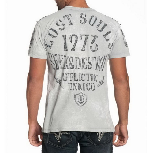 Reversible Affliction Science Reversible White T-Shirt photo